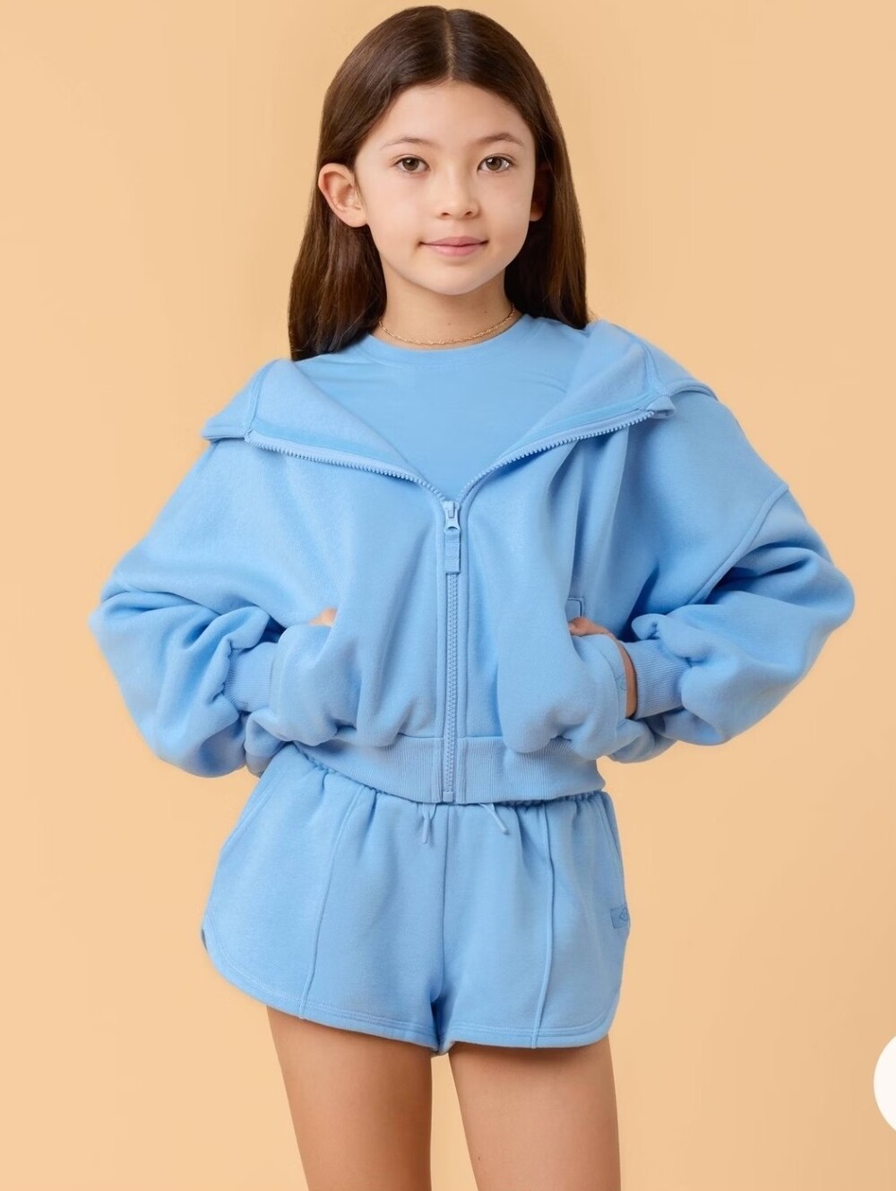 Blogilates Mommy And Me Girls Marshmellow Hoodie